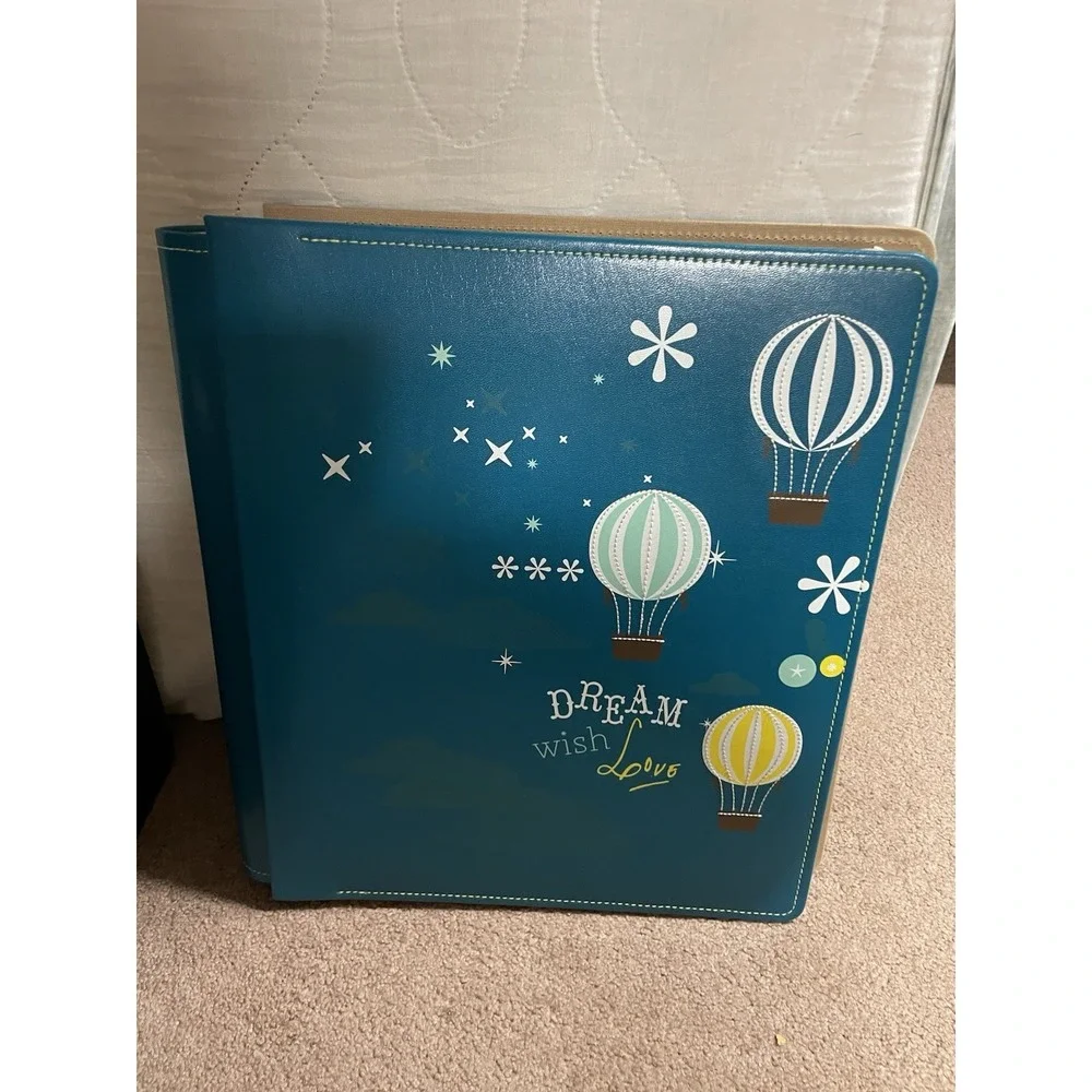 Creative Memories Make-A-Wish Teal Large Album Scrapbook Dream NEW w/15 Pages